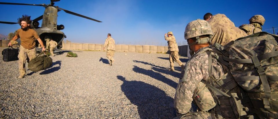 Soldiers in Afghanistan (Credit: Nate Derrick/Shutterstock)