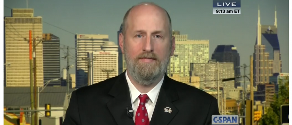 Conservative writer David French (screen grab from CSPAN).