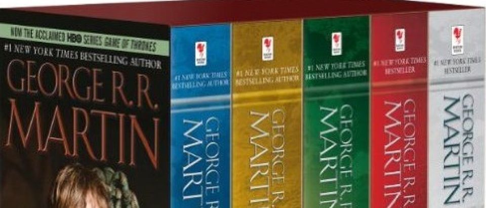 The 'Game of Thrones' books are on sale (Photo via Amazon)