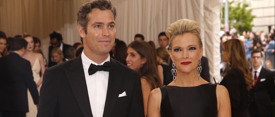 Journalist Megyn Kelly and husband Douglas Brunt arrive at the Met Gala in New York