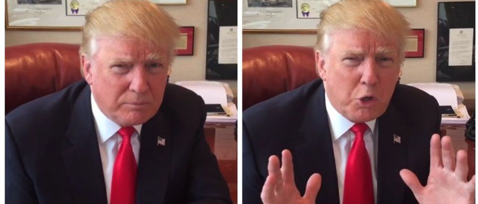 Donald Trump blasts "dishonest media" (Instagram)
