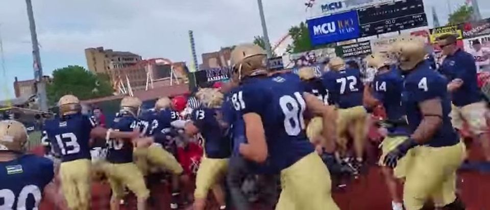 NYPD Vs. FDNY Charity Football Game Erupts Into All-Out Melee (YouTube)