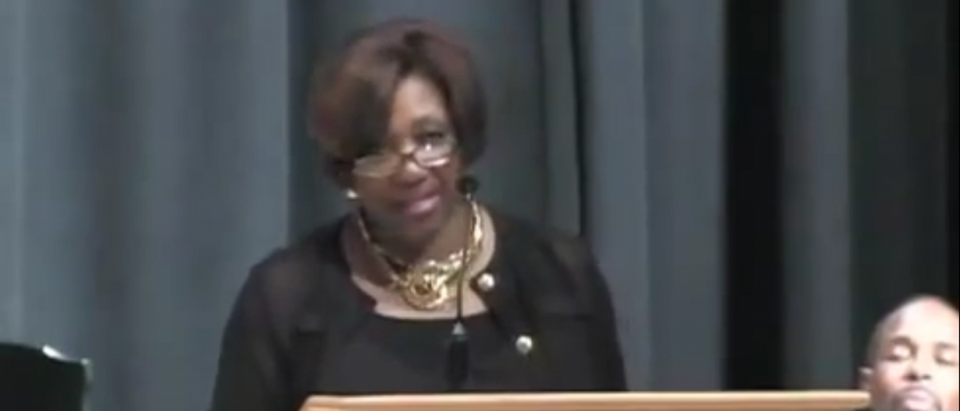 Late Philadelphia schools superintendent Arlene Ackerman, the centerpiece of a wave of racial bias lawsuits against the school district. [YouTube screengrab/https://www.youtube.com/watch?v=LIPmdejzJuE]
