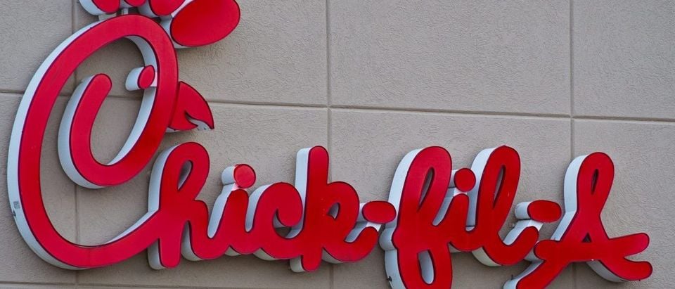 The Chick-fil-A restaurant is seen in Chantilly, Virginia on January 2, 2015