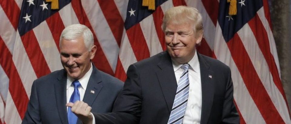 Republican U.S. presidential candidate Trump introduces Indiana Governor Pence as his vice presidential running mate in New York