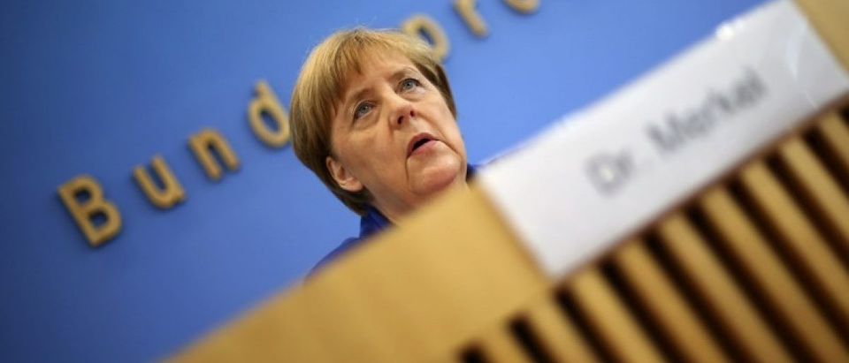 German Chancellor Angela Merkel addresses a news conference in Berlin, Germany, July 28, 2016. REUTERS/Hannibal Hanschke