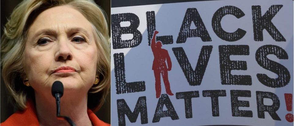 Black Lives Matter Sign Joseph Sohm / Shutterstock.com, Hillary Clinton: Evan El-Amin / Shutterstock.com