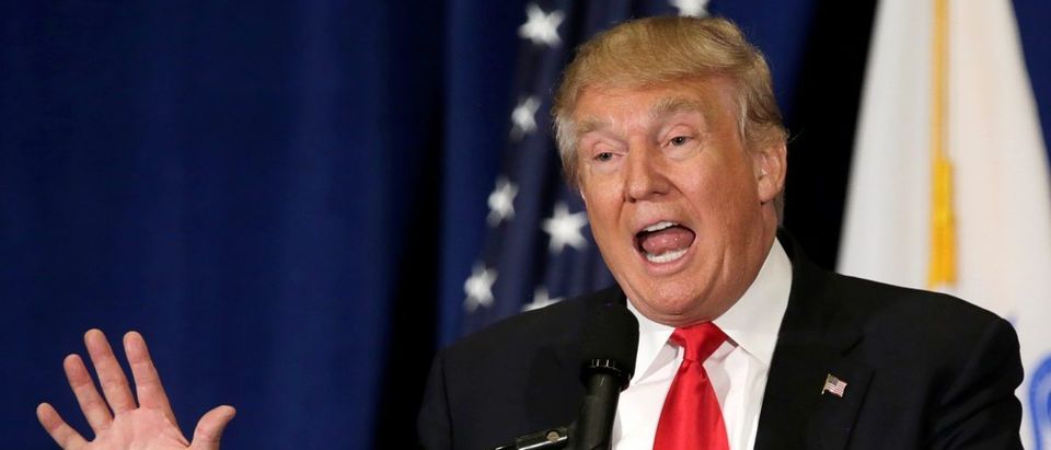 Republican presidential nominee Donald Trump delivers speech in Virginia Beach, Virginia