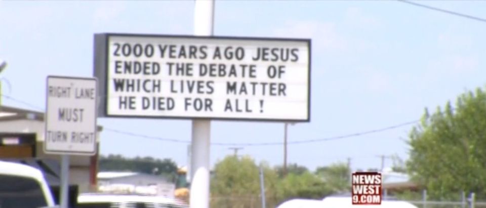 Business Owner's Answer To 'Black Lives Matter' --- Jesus 'Died For All!'.mp4