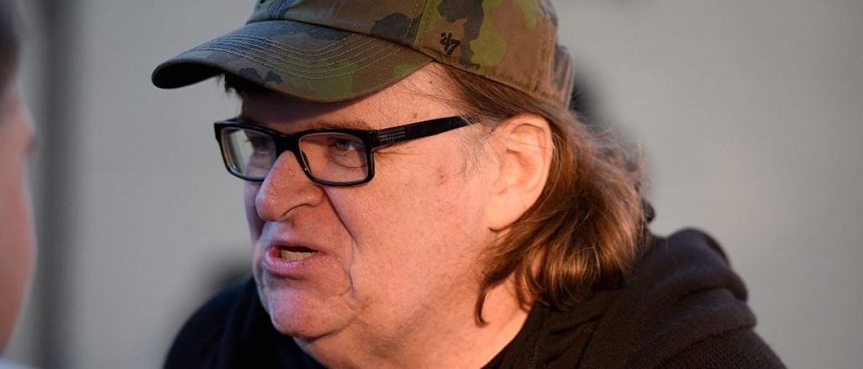 EAST HAMPTON, NY - OCTOBER 10: Documentary Filmmaker Michael Moore attends 'Where To Invade Next ' photo call during Day 3 of the 23rd Annual Hamptons International Film Festival on October 10, 2015 in East Hampton, New York. (Photo by Matthew Eisman/Getty Images)