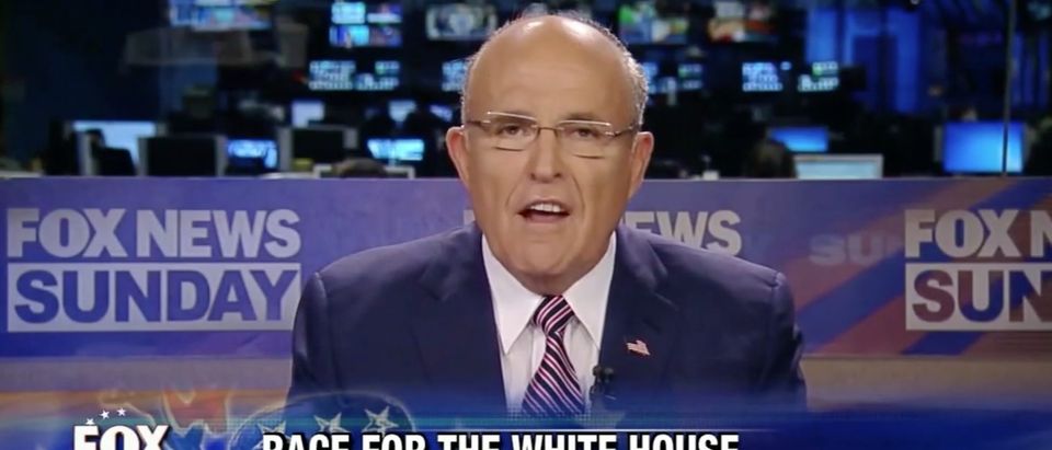Rudy Giuliani, Screen Grab Fox, 8-21-2016