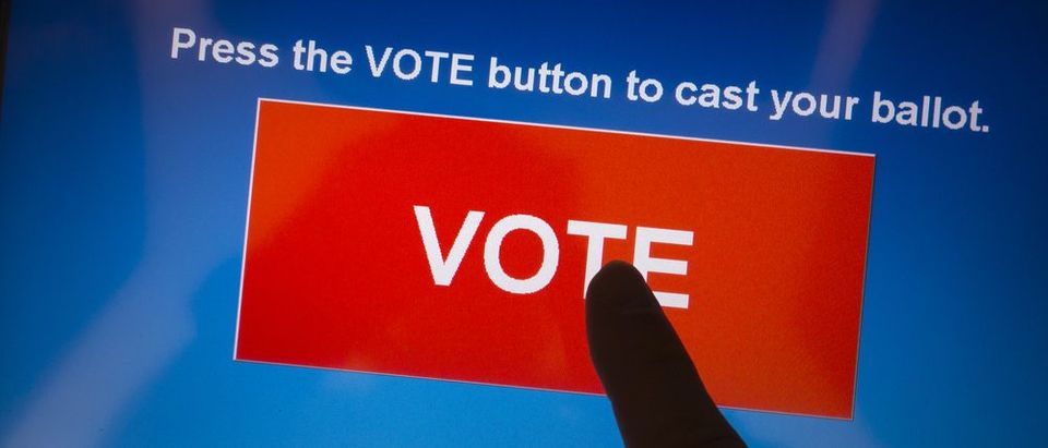 Electronic voting machine (Shutterstock)
