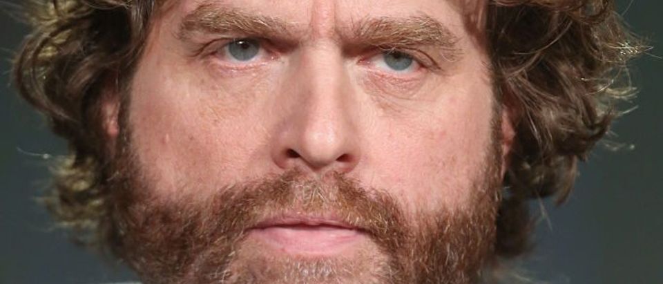 Zach Galifianakis at the FX portion of the 2015 Winter TCA Tour at the Langham Huntington Hotel on January 16, 2016 in Pasadena, California