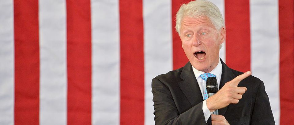 Bill Clinton Campaigns For Hillary In Durham, North Carolina
