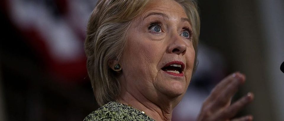 Democratic Presidential Nominee Hillary Clinton Campaigns In Philadelphia