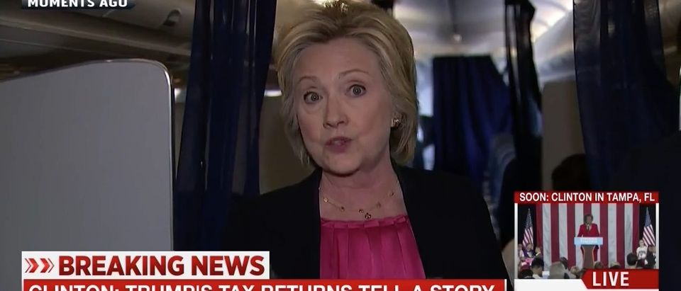 Clinton On Trump Not Releasing Tax Returns: 'Clearly Has Something To Hide'