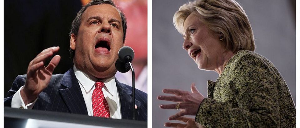Chris Christie, Hillary Clinton (Getty Images)
