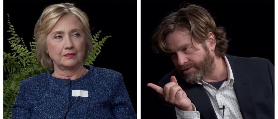 Hillary Clinton, Zach Galifianakis (screenshot: Funny or Die)