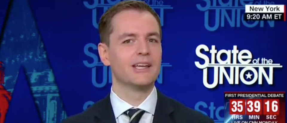 Clinton campaign manager Robby Mook appears on CNN's "State of the Union," Sept. 25, 2016. (Youtube screen grab)