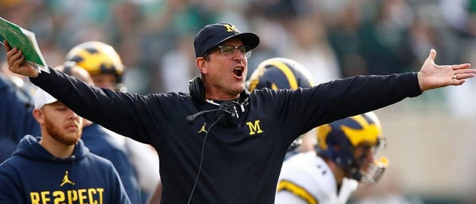 Jim Harbaugh (Credit: Getty Images/Gregory Shamus)
