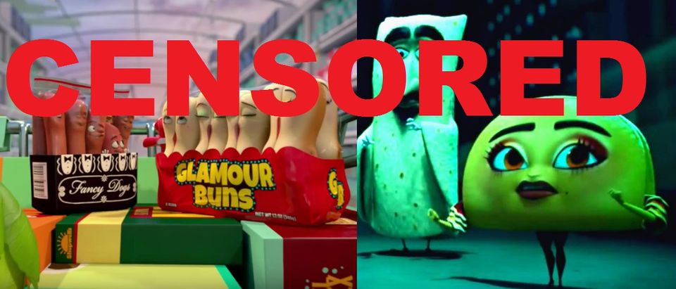 Sausage Party collage YouTube screenshot/Sony Pictures Entertainment