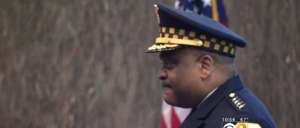 Chicago Police Superintendent Ernie Johnson (screenshot: CBS)