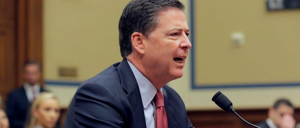 FBI Director Comey testifies before a House Judiciary Committee hearing on "Oversight of the Federal Bureau of Investigation" on Capitol Hill in Washington