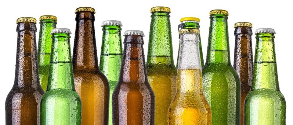 Frosty bottles of beer [Shutterstock - AlenKadr]