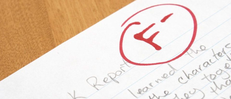 Failing grade. [Shutterstock/Matt Benoit]