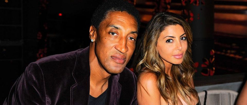 Scottie Pippen and Larsa Pippen attend the Avion Reserva 44 Celebrates Kygo's Haute Living Cover at Komodo on March 16, 2016 in Miami, Florida. The audio of NBA legend Scottie Pippen's wife Larsa's frantic 911 call during argument has now been released. The audio of NBA legend Scottie Pippen's wife Larsa's frantic 911 call during argument has now been released. (Getty Images/Sergi Alexander)