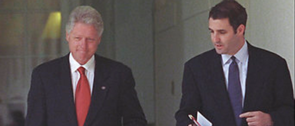 Bill Clinton and longtime aide, Doug Band. (The White House)