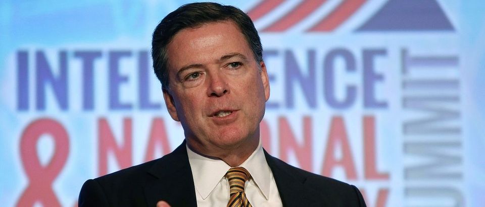 FBI Director Comey participates in session at Intelligence and National Security Summit in Washington