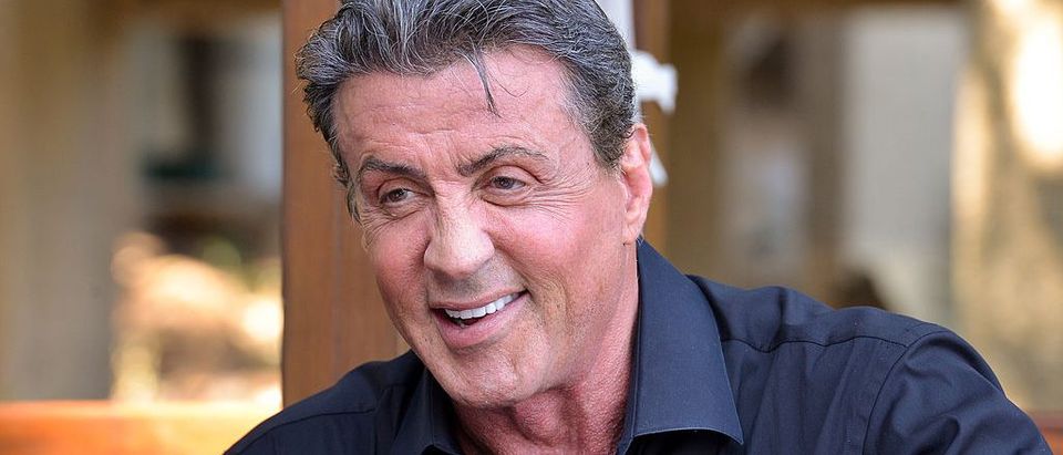 Sylvester Stallone is interviewed before attending a private dinner to celebrate the 9th Annual Acapulco Film Festival on January 25, 2014 in Acapulco, Mexico. (Photo by Steve Jennings/Getty Images for Leisure Opportunities)