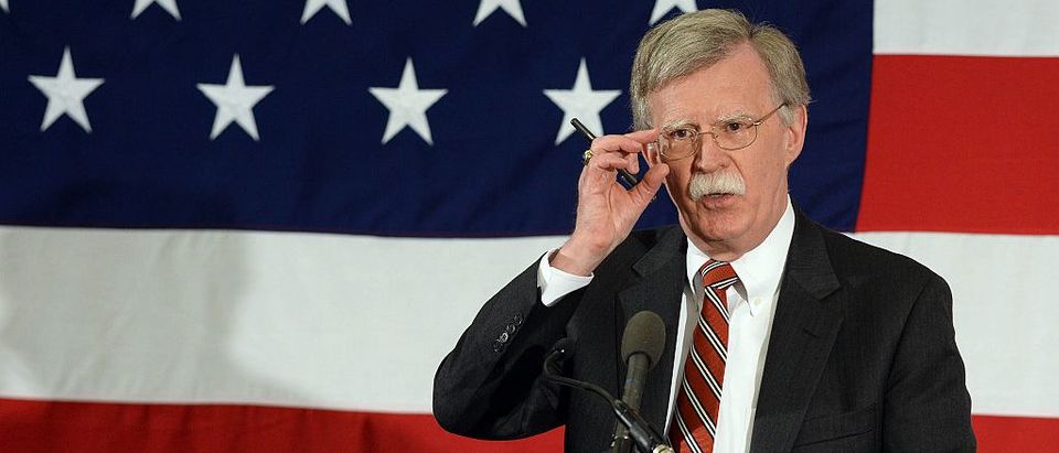 John Bolton speaks at the First in the Nation Republican Leadership Summit on April 17, 2015 (Getty Images)