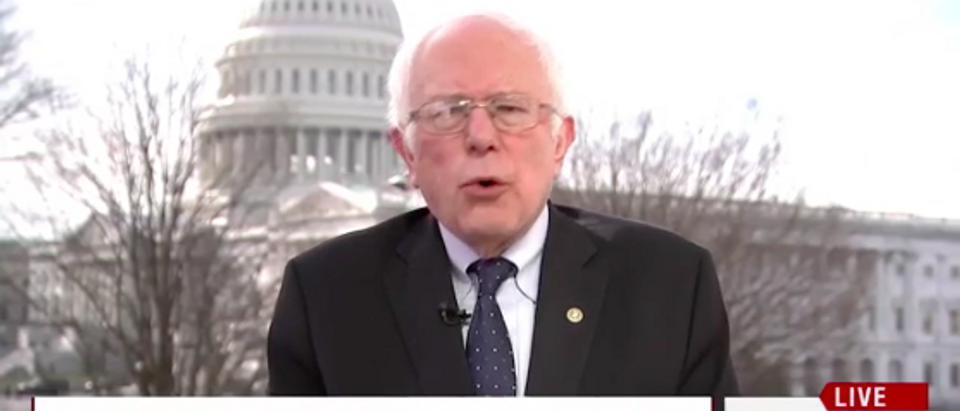 Sen. Bernie Sanders (Screenshot/MSNBC's "Morning Joe")
