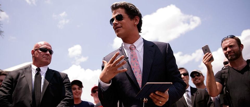 Milo Yiannopoulos in June 2016 (Photo by Drew AngererGetty Images)