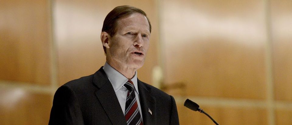 Democratic Sen. Richard Blumenthal of Connecticut is calling for a major crack down from federal regulators on specific vapor companies that he deems are a danger to teens. (Credit: REUTERS/Andrew Gombert/Pool)