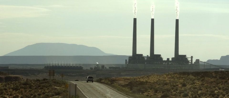 View of the Navajo power generating station near Page, Arizona
