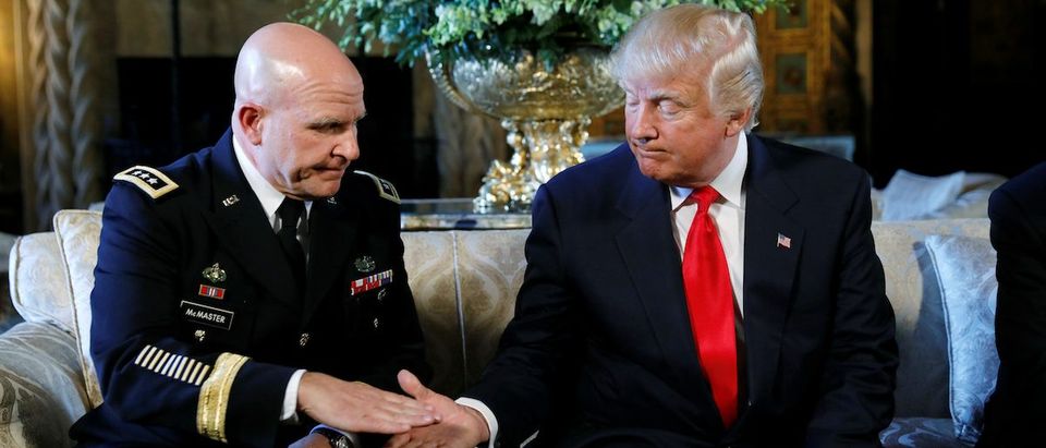 Trump announces Army Lt. Gen. H.R. McMaster as his National Security Adviser at his Mar-a-Lago estate in Palm Beach, Florida