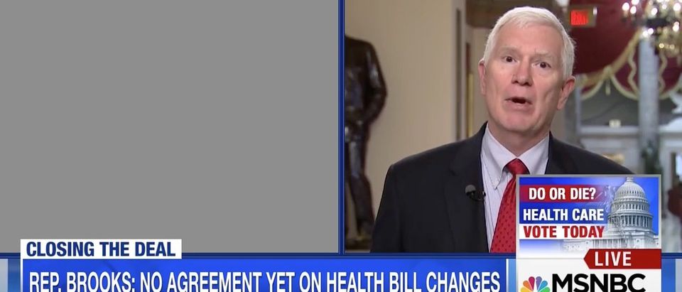 Mo Brooks' MSNBC Interview Derailed By Technical Difficulties