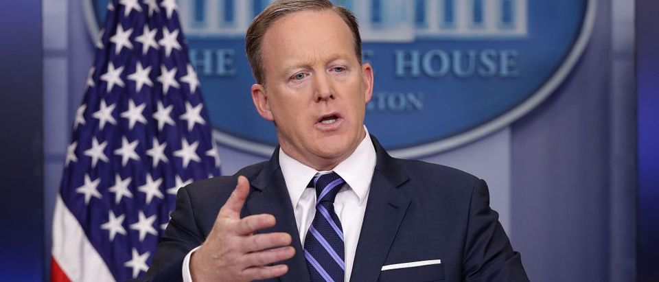 White House Press Secretary Sean Spicer Holds Daily Press Briefing In White House Briefing Room
