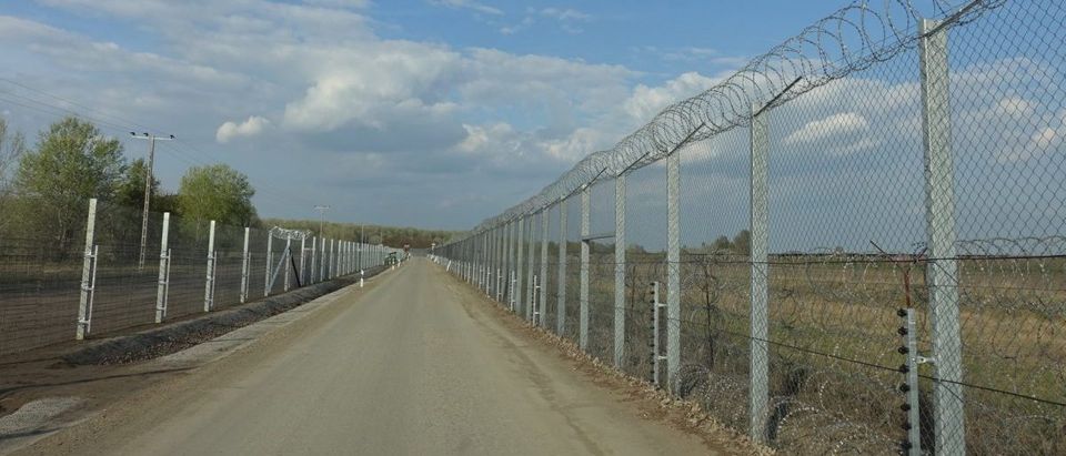 Hungary's double fence stretches 96 miles along its southern border to Serbia. (Jacob Bojesson/The Daily Caller News Foundation)