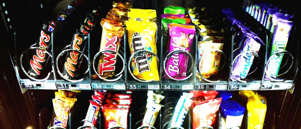 A vending machine for sweets (Photo: REUTERS/Kai Pfaffenbach)