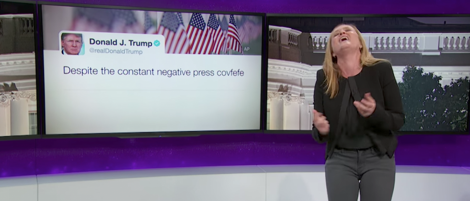 Covfefe, Kushner & An Idiot Abroad, May 31, 2017 Pt. 1, Full Frontal on TBS [YouTube/Screenshot/Public - User: Full Frontal with Samantha Bee]