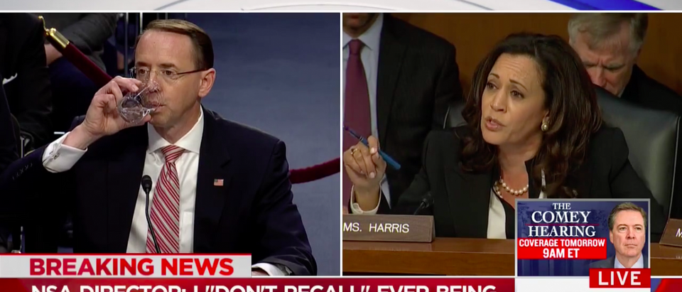 Burr Suspends Kamala Harris During Senate Intel Hearing