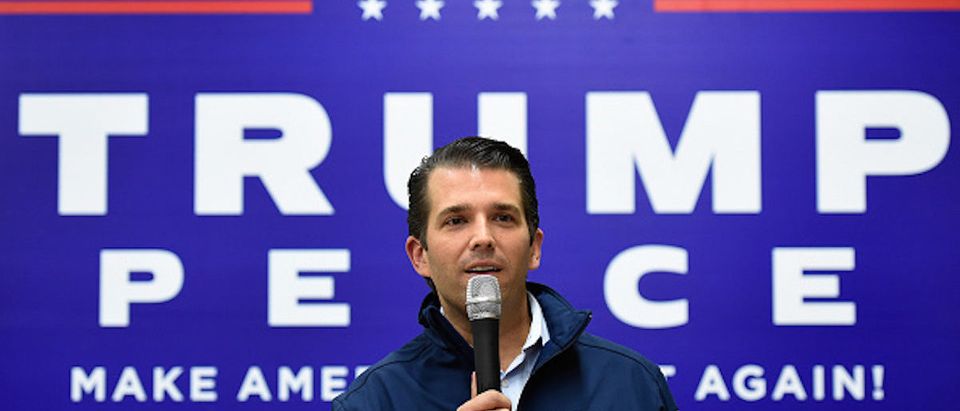 Donald Trump Jr. Campaigns For His Father In Las Vegas
