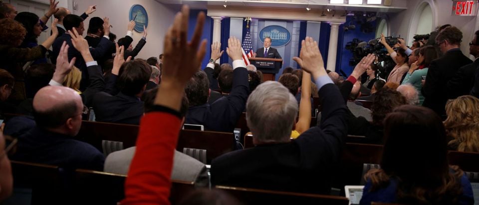 Spicer holds the daily press briefing at the White House in Washington