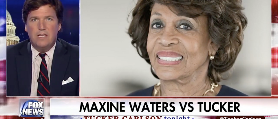 Tucker Refuses To Let Up On Race-Baiting Maxine Waters