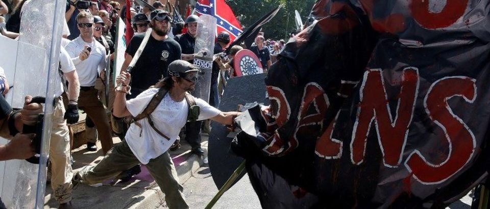 FILE PHOTO: White nationalists clash with counter protesters at a rally in Charlottesville, Virginia