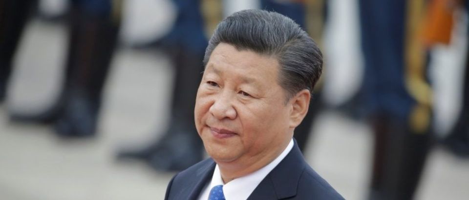 China's President Xi Jinping attends a welcoming ceremony in Beijing